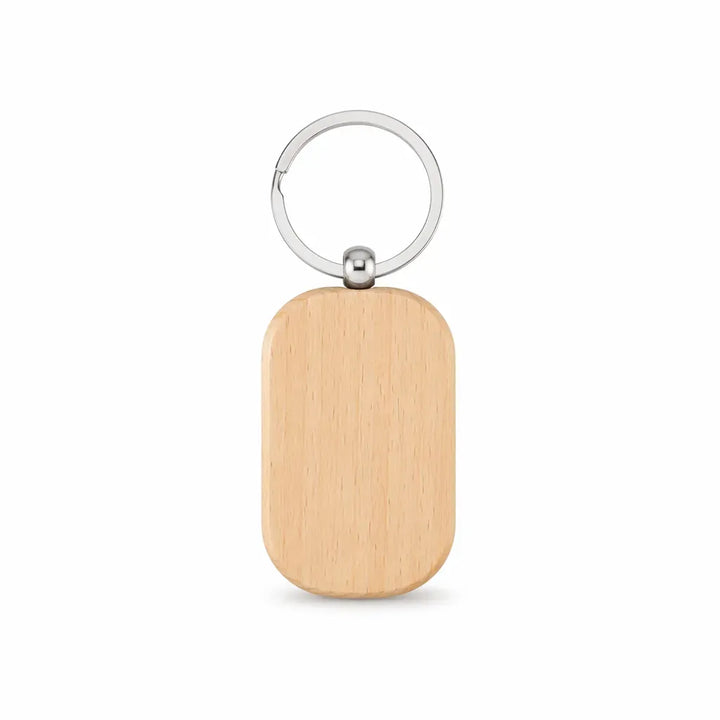 Laser Engraving Wood Keychain