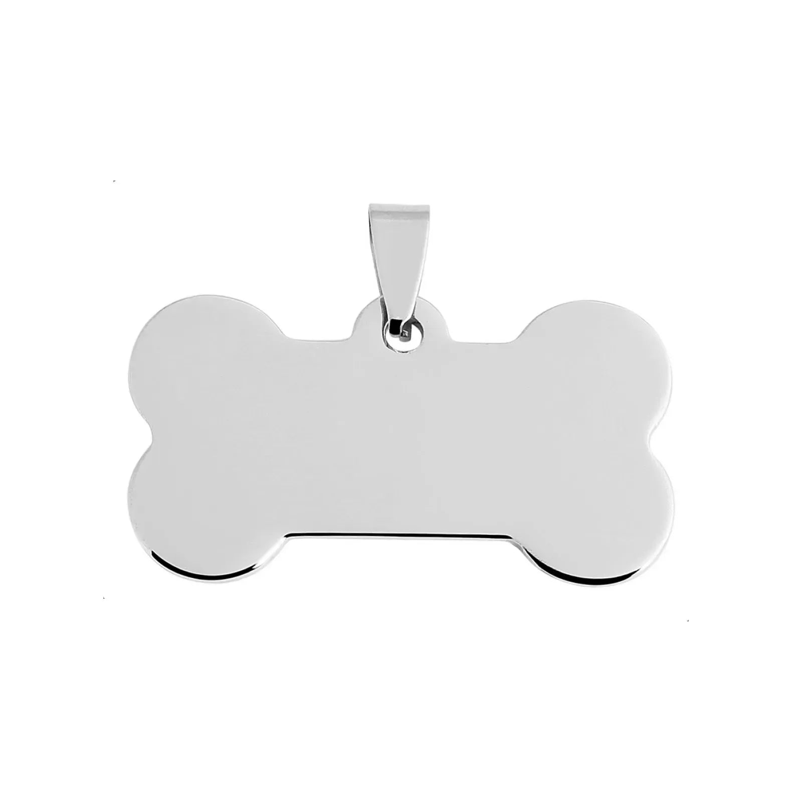Polished Bone Pet ID Tag
