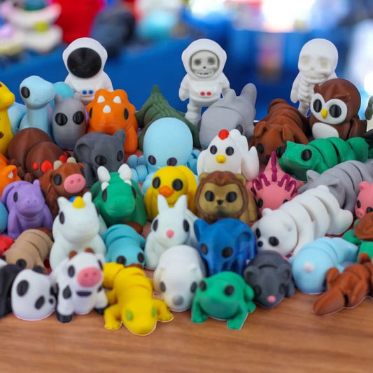 3d Printed Cute Animal Figures